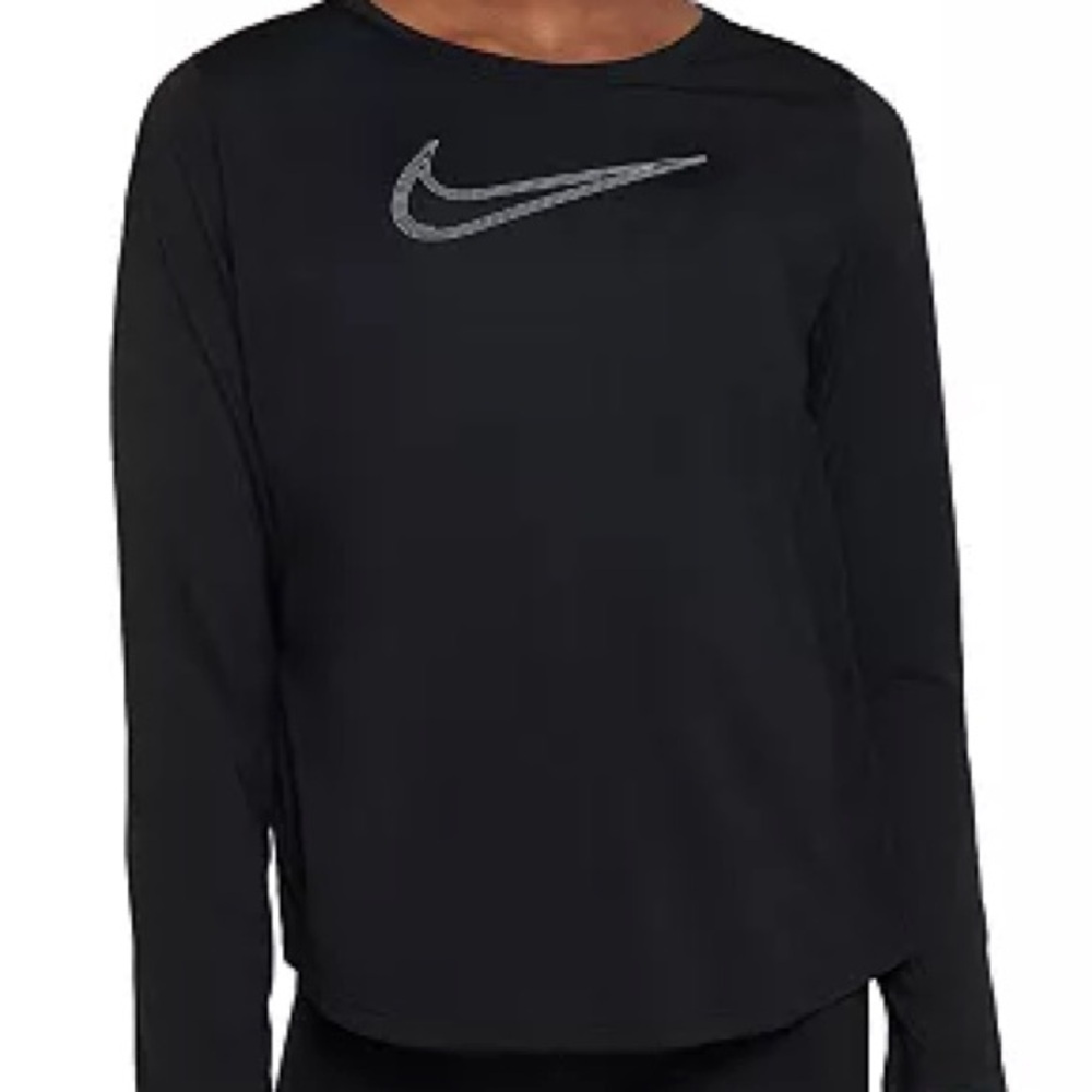 Nike women’s size small long sleeve running shirt with thumb hole sleeves